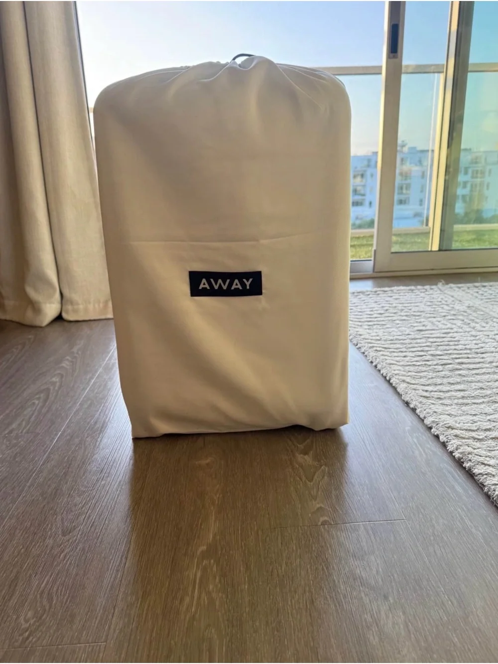 BRAND NEW Away Olive Green Spinner Carry-On